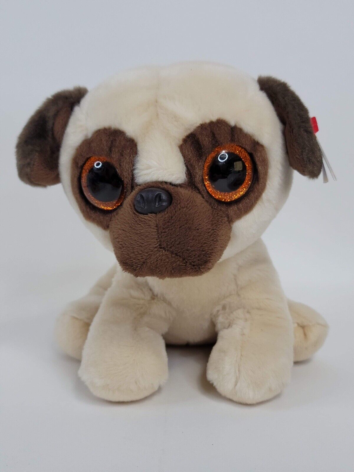 Ty Classic Plush Beanie Rufus The Pug Dog 9.5” With Tags