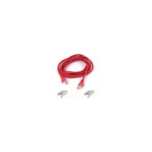 Belkin - Cables A3l791-15-red-s 15ft Cat5e Red Snagless Patch Cable