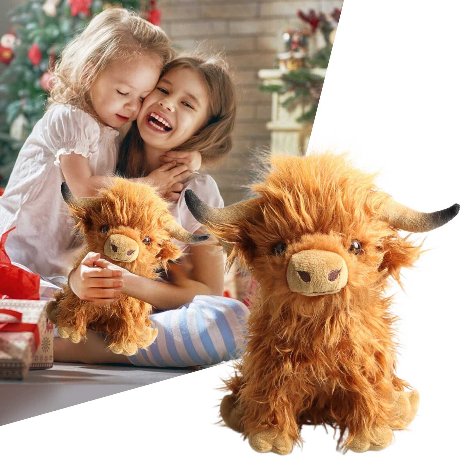 Highlands Cow Stuffed Animal Plush Soft Stuffed Plush Cow Toy For Kids