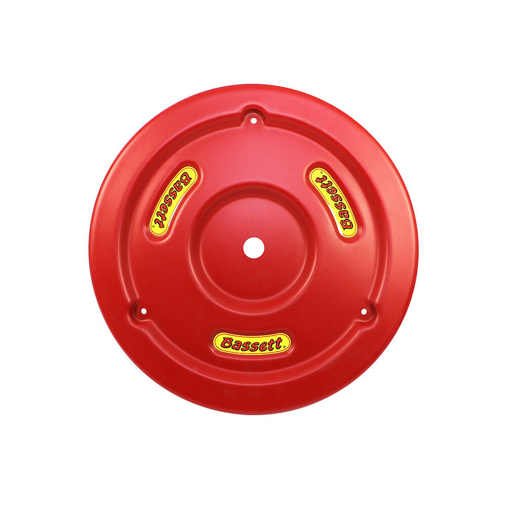 Bassett 5plg-red Red Plastic Wheel Cover (mud Plug) Imca Usra Ump