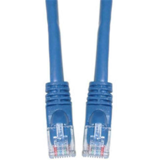 Cablewholesale 10x6-061hd Cat5e Blue Ethernet Patch Cable Snagless Molded Boo...